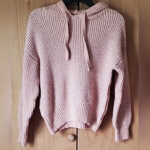 Pink Hooded Sweater